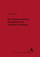 Book cover of: Der Deuteronomiumkommentar Des Theodoret Von Kyros. By: Alfred Kolz