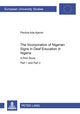 Book cover of: Incorporation of Nigerian Signs in Deaf Education in Nigeria. By: Paulina Ada Ajavon