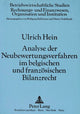 Book cover of: Analyse der Neubewertungsverfahren im belgischen und franzoesischen Bilanzrecht
