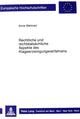 Book cover of: Rechtliche und rechtstatsaechliche Aspekte des Klageerzwingungsverfahrens