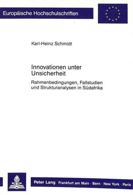 Book cover of: Innovationen unter Unsicherheit