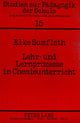 Book cover of: Lehr- und Lernprozesse im Chemieunterricht