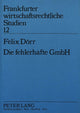 Book cover of: Die fehlerhafte GmbH