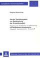 Book cover of: Neues Transfersystem zur Bekaempfung der Arbeitslosigkeit