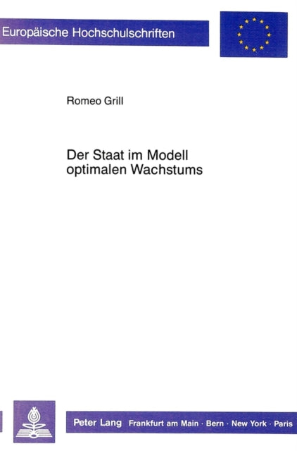 Book cover of: Der Staat im Modell optimalen Wachstums