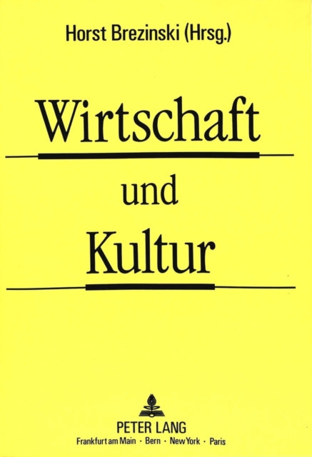 Book cover of: Wirtschaft und Kultur