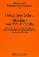 Book cover of: Abschied von der Landidylle. By: Bringfriede Scheu