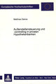 Book cover of: Auenstellensteuerung und -controlling in privaten Hypothekenbanken