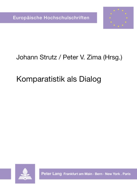 Book cover of: Komparatistik als Dialog