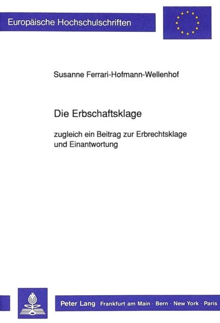 Book cover of: Die Erbschaftsklage