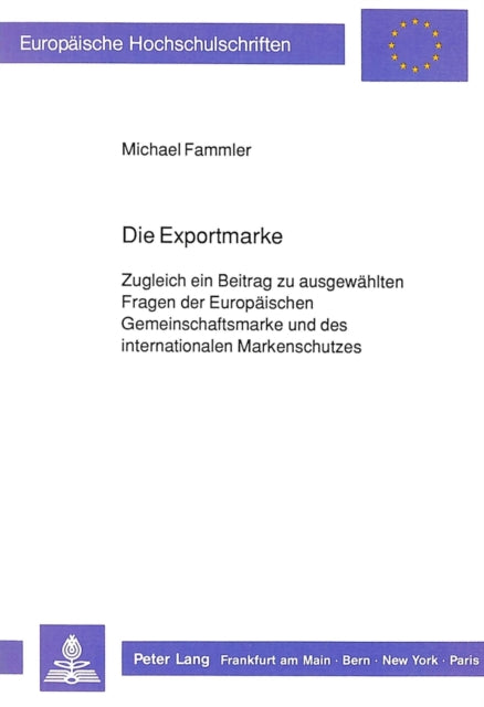 Book cover of: Die Exportmarke