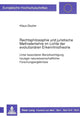 Book cover of: Rechtsphilosophie und juristische Methodenlehre im Lichte der evolutionaeren Erkenntnistheorie