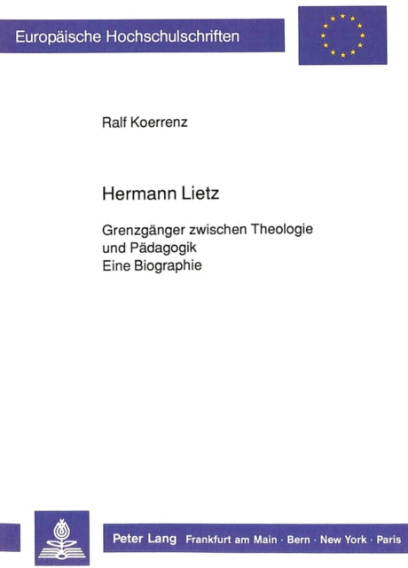 Book cover of: Hermann Lietz