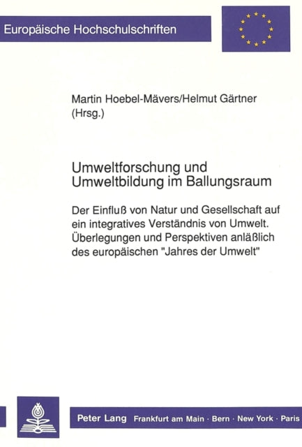Book cover of: Umweltforschung und Umweltbildung im Ballungsraum