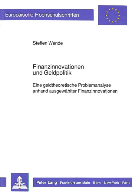 Book cover of: Finanzinnovationen und Geldpolitik
