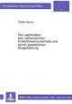 Book cover of: Die Legitimation des nachehelichen Erwerbslosenunterhalts und seiner gesetzlichen Ausgestaltung