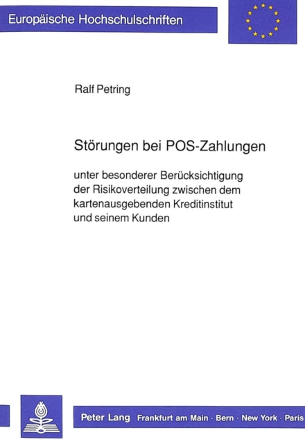 Book cover of: Stoerungen bei POS-Zahlungen