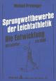 Book cover of: Sprungwettbewerbe der Leichtathletik - Die Entwicklung