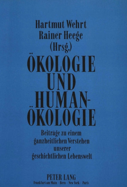 Book cover of: Oekologie und Humanoekologie