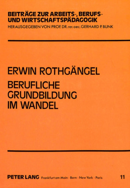 Book cover of: Berufliche Grundbildung im Wandel