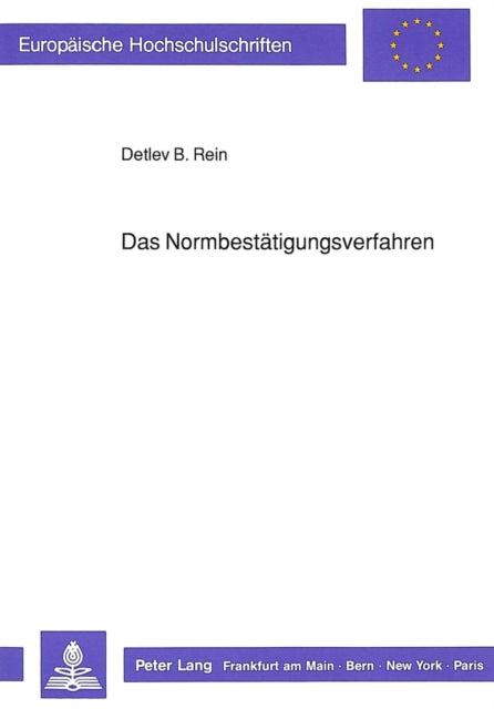 Book cover of: Das Normbestaetigungsverfahren