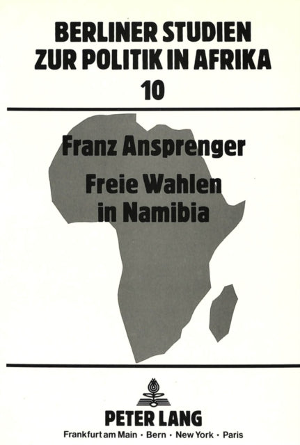 Book cover of: Freie Wahlen in Namibia