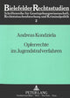 Book cover of: Opferrechte im Jugendstrafverfahren