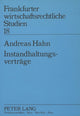 Book cover of: Instandhaltungsvertraege