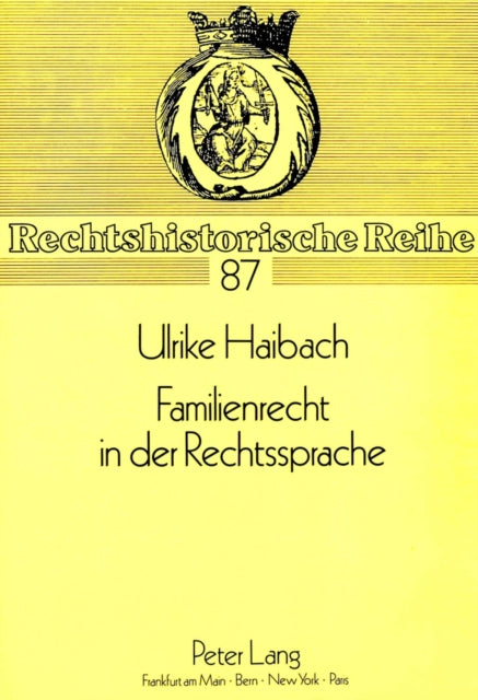 Book cover of: Familienrecht in der Rechtssprache
