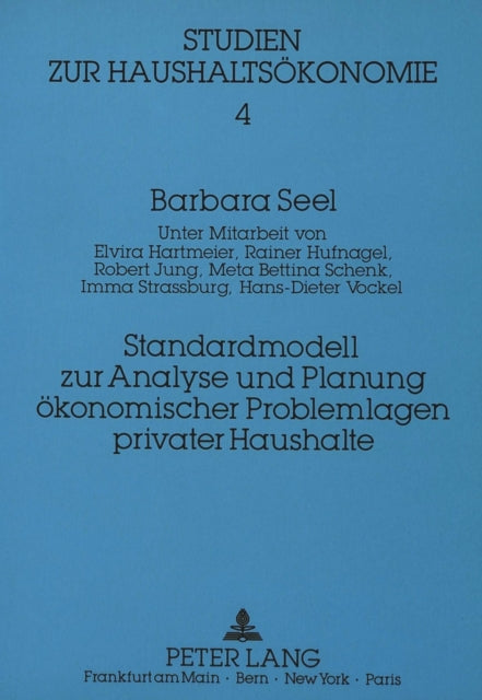 Book cover of: Standardmodell zur Analyse und Planung oekonomischer Problemlagen privater Haushalte