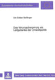 Book cover of: Das Verursacherprinzip als Leitgedanke der Umweltpolitik