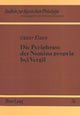 Book cover of: Die Periphrase der Nomina propria bei Vergil