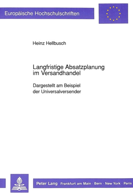 Book cover of: Langfristige Absatzplanung im Versandhandel