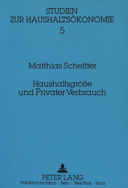 Book cover of: Haushaltsgroee und Privater Verbrauch