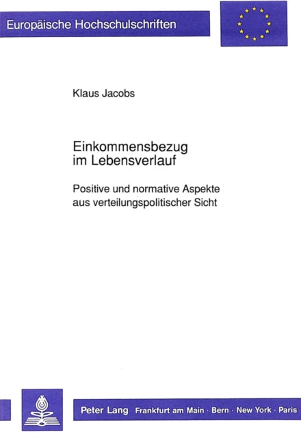 Book cover of: Einkommensbezug im Lebensverlauf