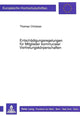 Book cover of: Entschaedigungsregelungen fuer Mitglieder kommunaler Vertretungskoerperschaften