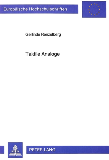 Book cover of: Taktile Analoge. By: Gerlinde Renzelberg