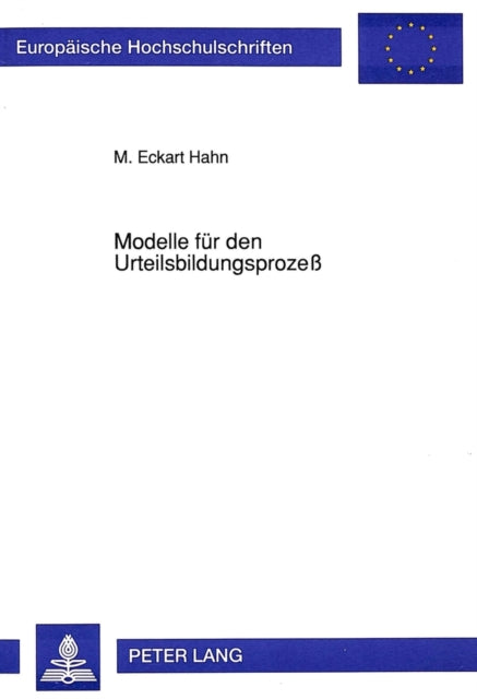 Book cover of: Modelle fuer den Urteilsbildungsproze