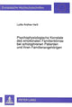 Book cover of: Psychophysiologische Korrelate des emotionalen Familienklimas bei schizophrenen Patienten und ihren Familienangehoerigen