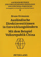 Book cover of: Auslaendische Direktinvestitionen in Entwicklungslaendern