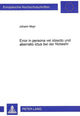 Book cover of: Error in persona vel obiecto und aberratio ictus bei der Notwehr