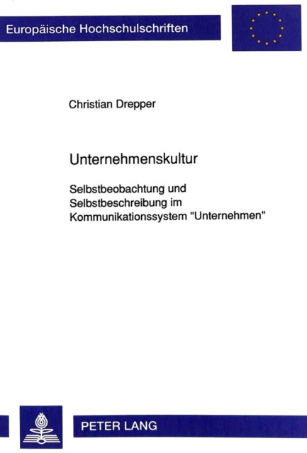 Book cover of: Unternehmenskultur
