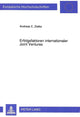 Book cover of: Erfolgsfaktoren internationaler Joint Ventures
