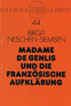 Book cover of: Madame de Genlis und die franzoesische Aufklaerung