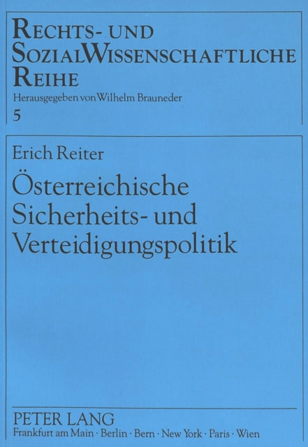 Book cover of: Oesterreichische Sicherheits- und Verteidigungspolitik
