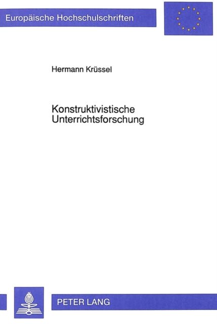 Book cover of: Konstruktivistische Unterrichtsforschung
