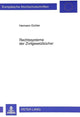 Book cover of: Rechtssysteme der Zivilgesetzbuecher