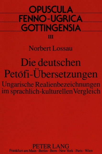 Book cover of: Die deutschen Petofi-Uebersetzungen