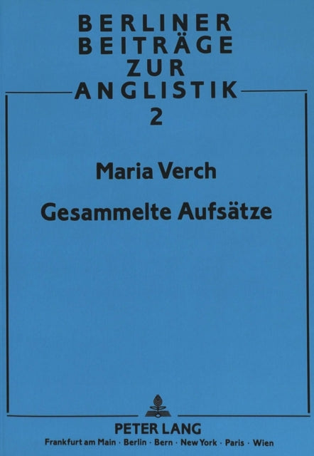 Book cover of: Maria Verch: Gesammelte Aufsaetze