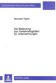 Book cover of: Die Bedeutung von Verkehrsflughaefen fuer Unternehmungen